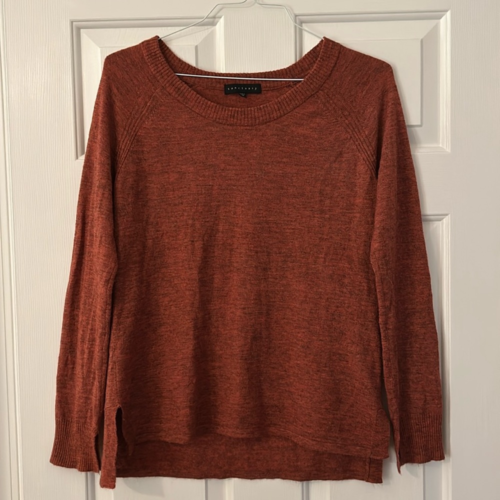 Sanctuary burnt orange sweater